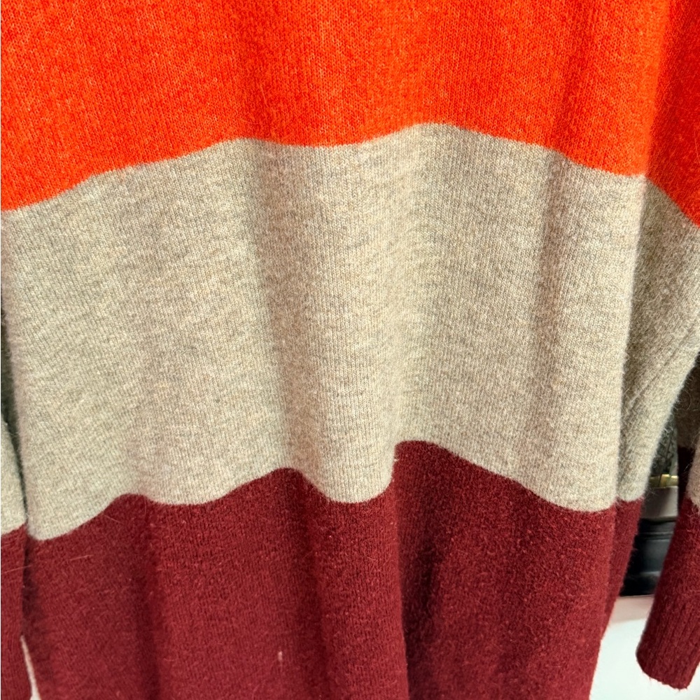 Colorblock Open Front Cardigan - Picture 3 of 4